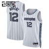 NBA Børn Trøje Memphis Grizzlies Ja Morant 2025-26 Nike City Edition Grå Swingman NBA Børn Trøje Memphis Grizzlies Ja Morant 2025-26 Nike City Edition Grå Swingman